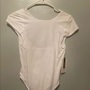 White Cap Sleeve Bodysuit